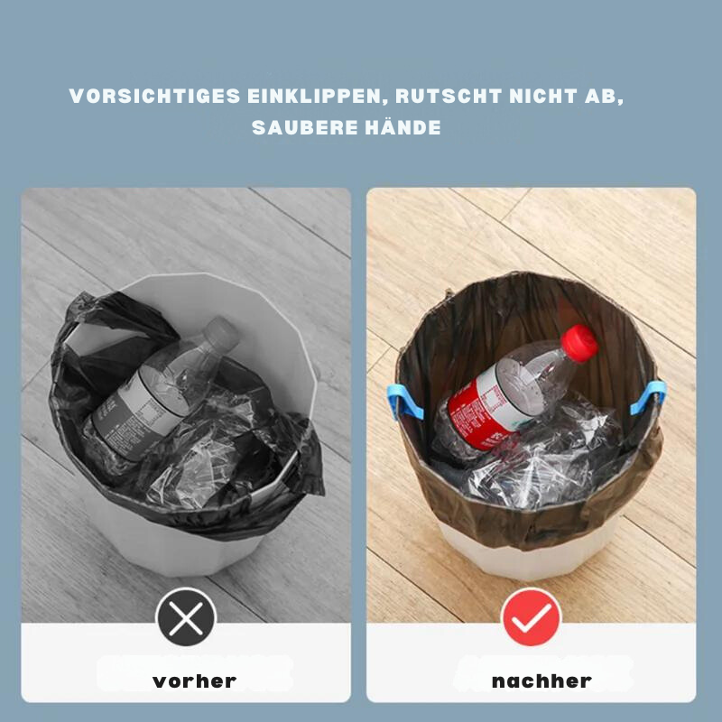 Wiederverwendbare Mülltütenhalter: Ordnung für zu Hause